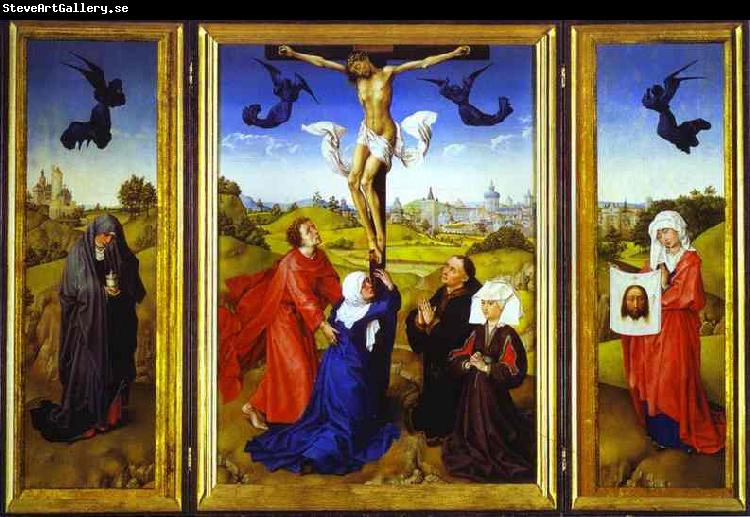 Rogier van der Weyden Crucifixion Triptych